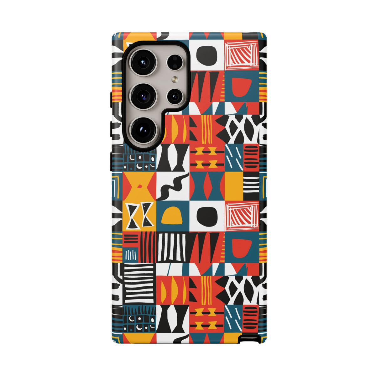 Stylish African Pattern Phone Case – Unique and Vibrant Protection 076