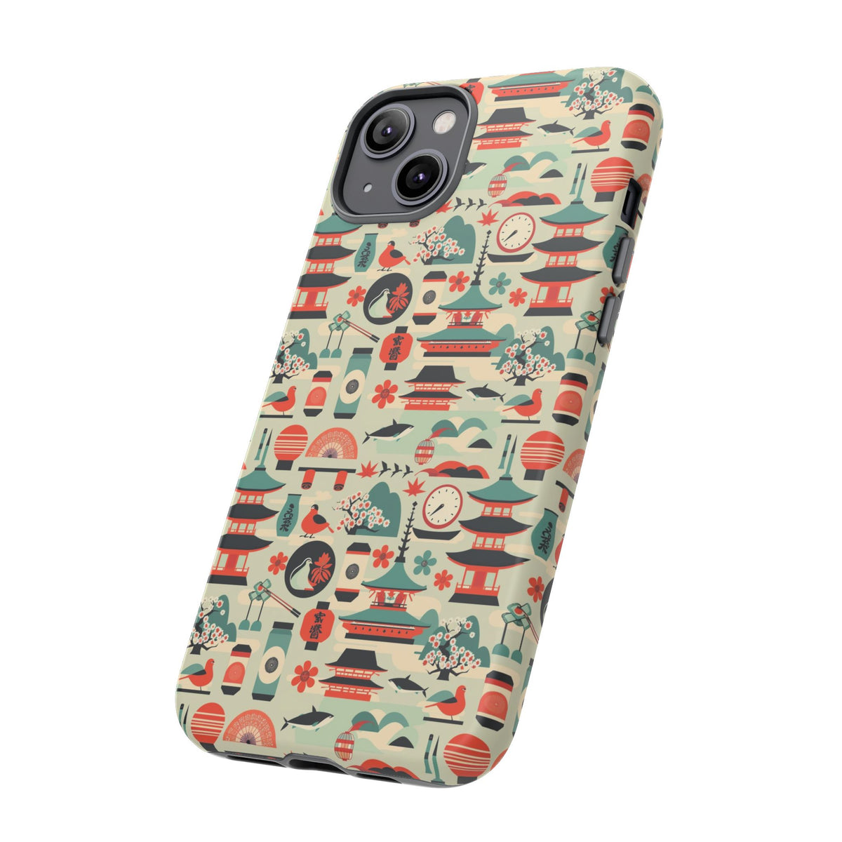 Japanese Pattern Phone Case – Elegant & Timeless Design for Your Phone 105