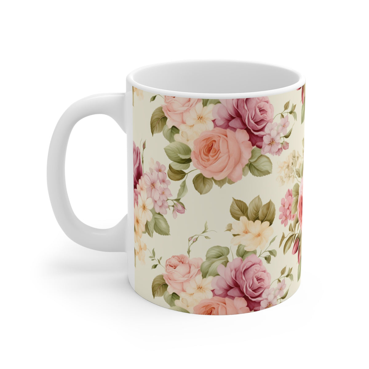 Various Watercolor Design All Over Coffee Mug – Unique Artistic Ceramic Coffee Cup 469