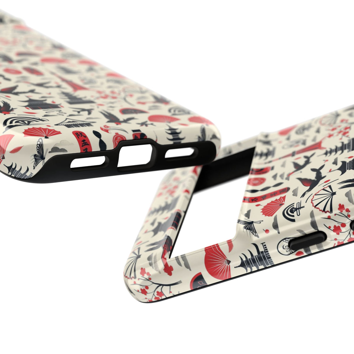 Japanese Pattern Phone Case – Elegant & Timeless Design for Your Phone 067