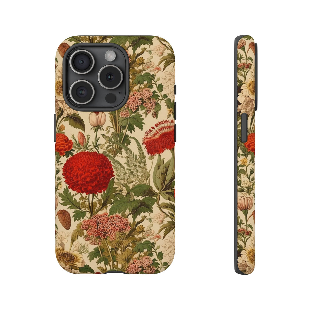 Antique Garden Botanical Phone Case - Vintage Botanical Phone Cover 2