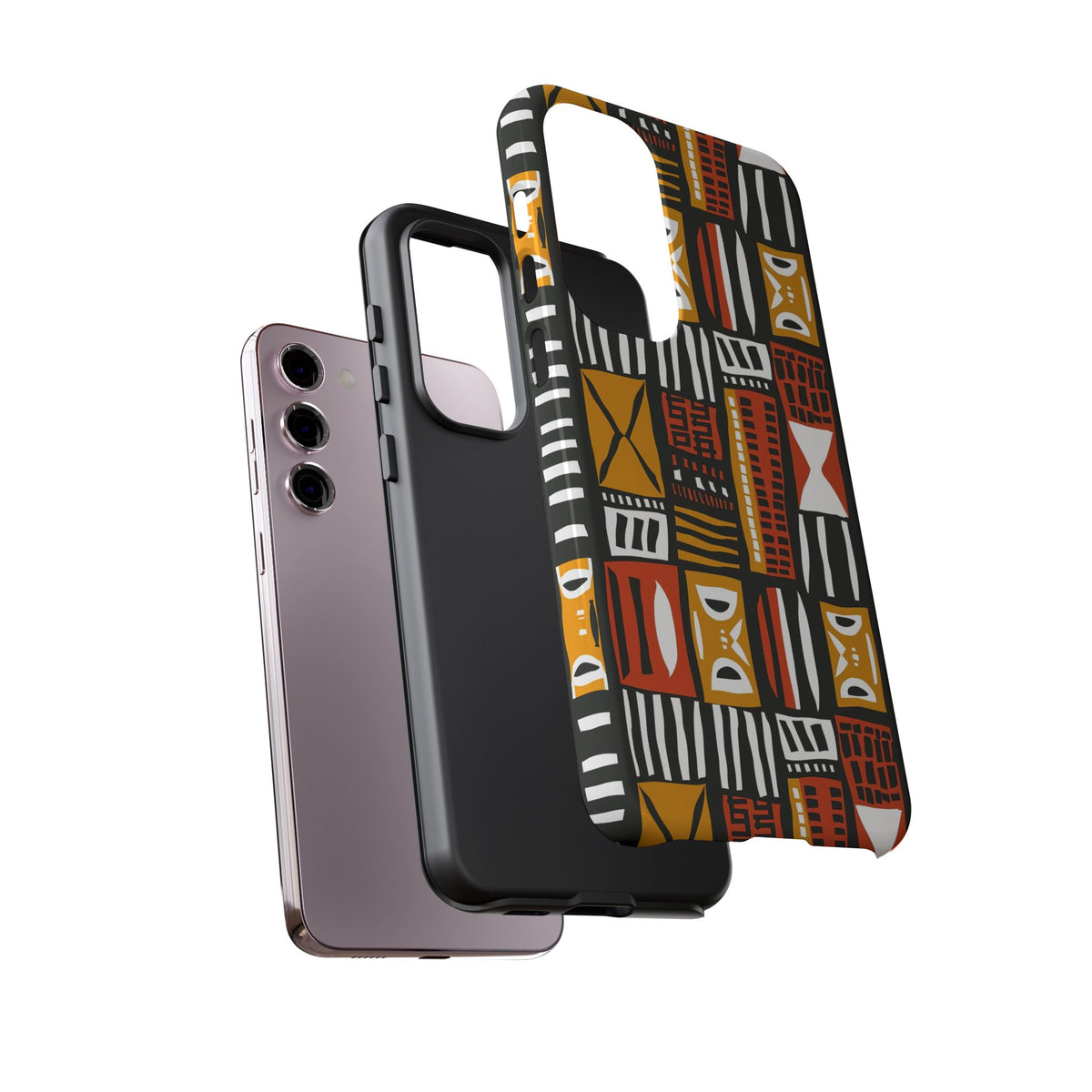 Stylish African Pattern Phone Case – Unique and Vibrant Protection 136