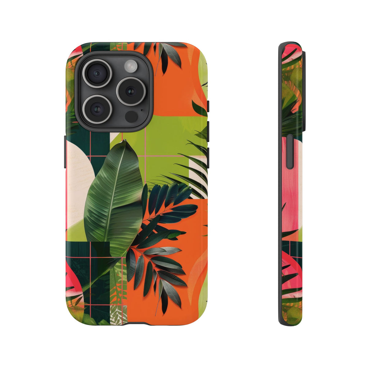 Jungle Collage Phone Case – Vibrant & Durable Nature-Inspired Protection