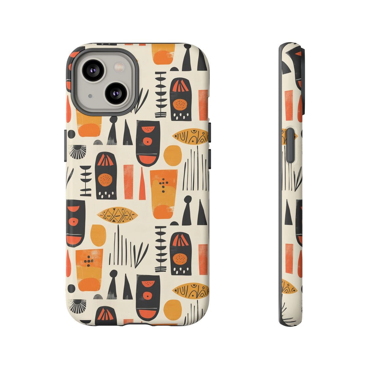 Stylish African Pattern Phone Case – Unique and Vibrant Protection 208