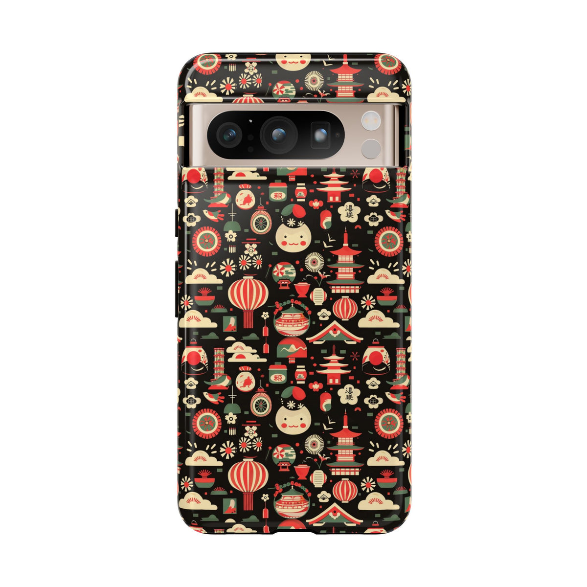 Japanese Pattern Phone Case – Elegant & Timeless Design for Your Phone 032