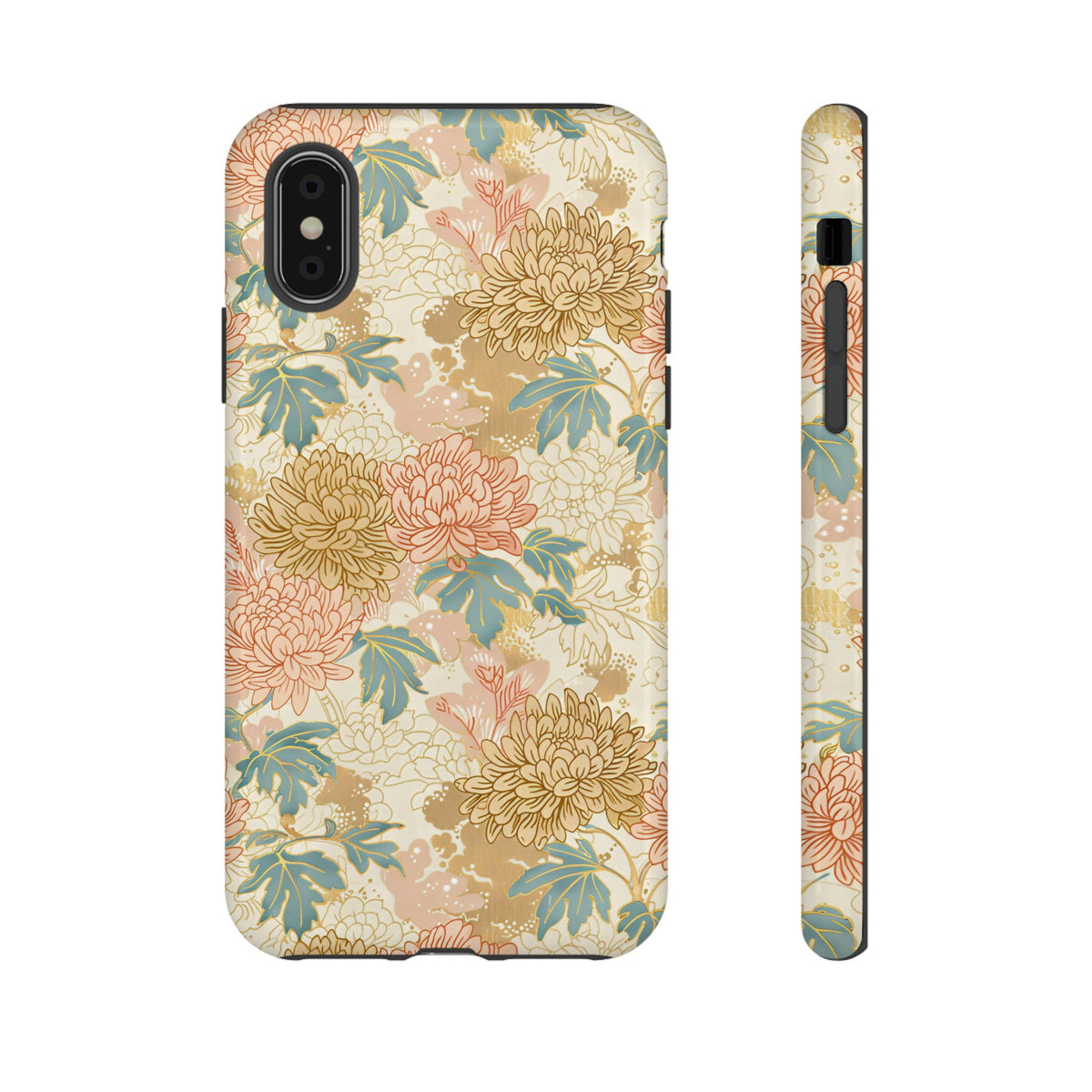 Japanese Blossom Asian Floral Design Phone Case – Elegant Floral Phone Cover