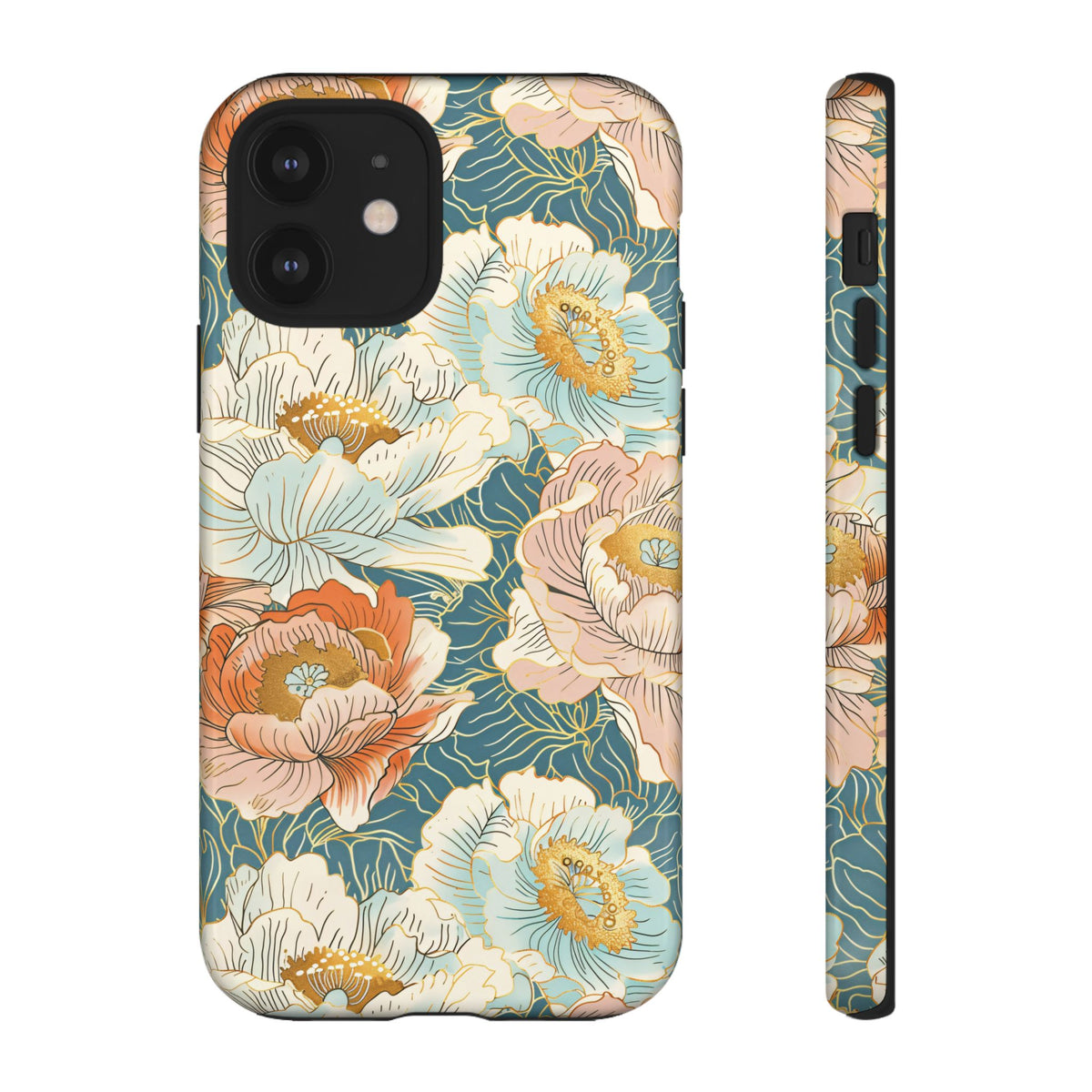 Japanese Blossom Asian Floral Design Phone Case – Elegant Floral Phone Cover 3