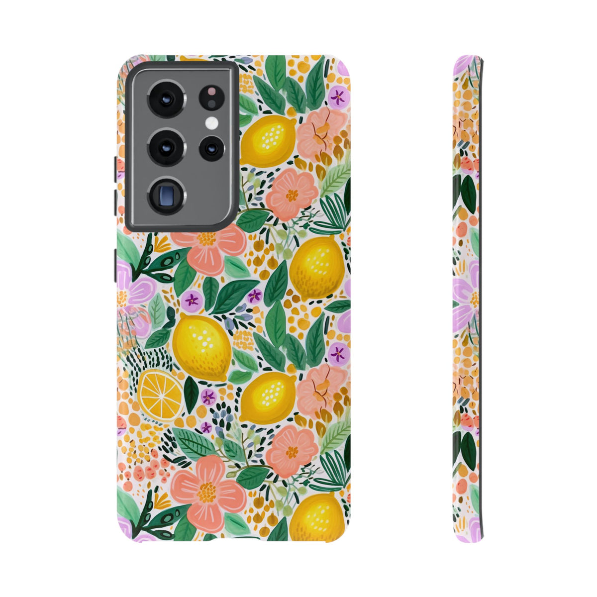 Cute Summer Lemons Phone Case – Refreshing Citrus Design for Your Phone