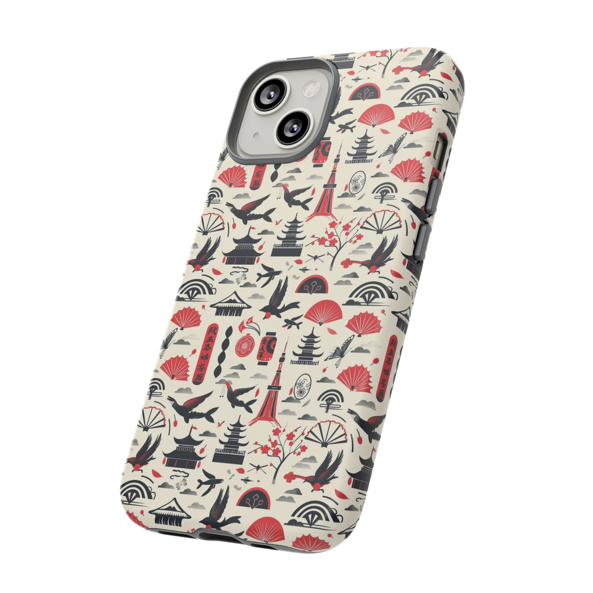 Japanese Pattern Phone Case – Elegant & Timeless Design for Your Phone 067