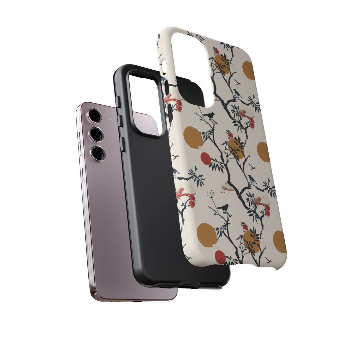 Japanese Pattern Phone Case – Elegant & Timeless Design for Your Phone 054