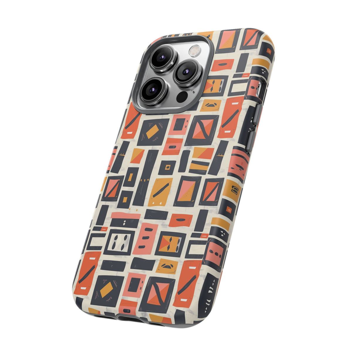 Stylish African Pattern Phone Case – Unique and Vibrant Protection 087