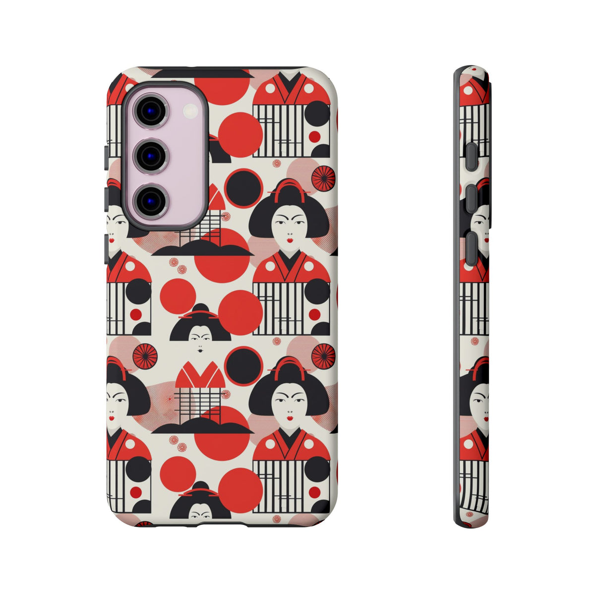 Japanese Pattern Phone Case – Elegant & Timeless Design for Your Phone 018