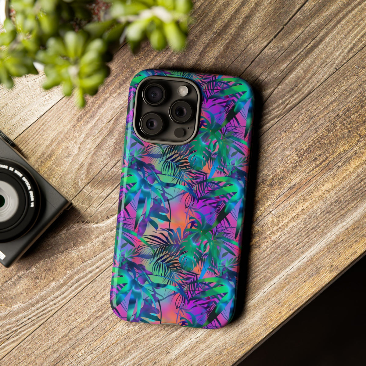 Jungle Pattern Phone Case – Exotic & Lush Design for Your Phone 325