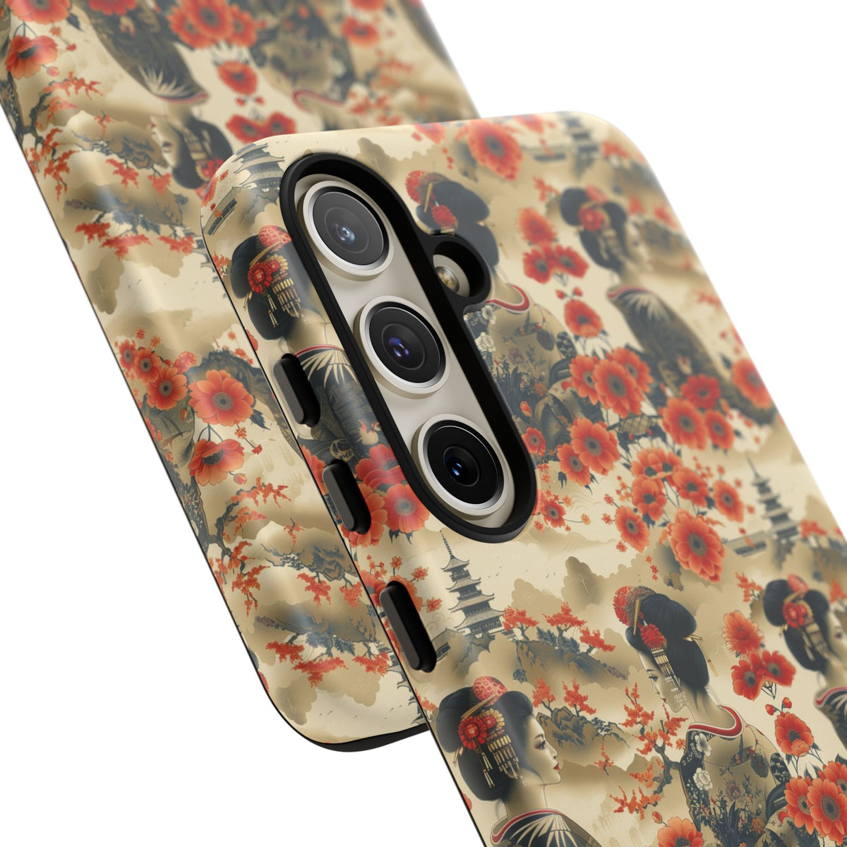 Japanese Pattern Phone Case – Elegant & Timeless Design for Your Phone 066