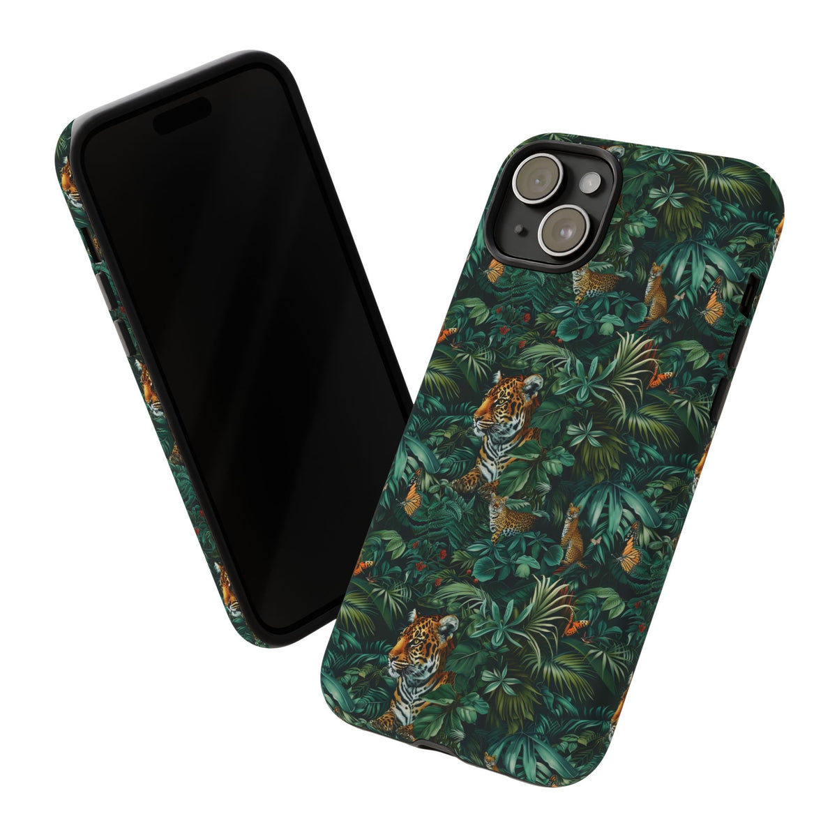 Jungle Pattern Phone Case – Exotic & Lush Design for Your Phone 326