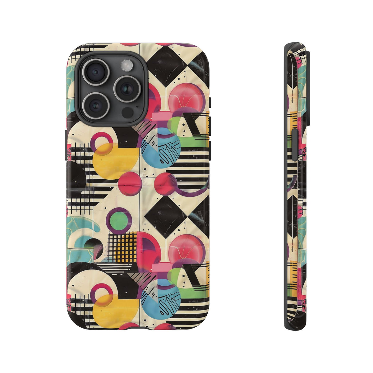 Retro 80s Seamless Phone Case – Vintage Style Meets Modern Protection 164