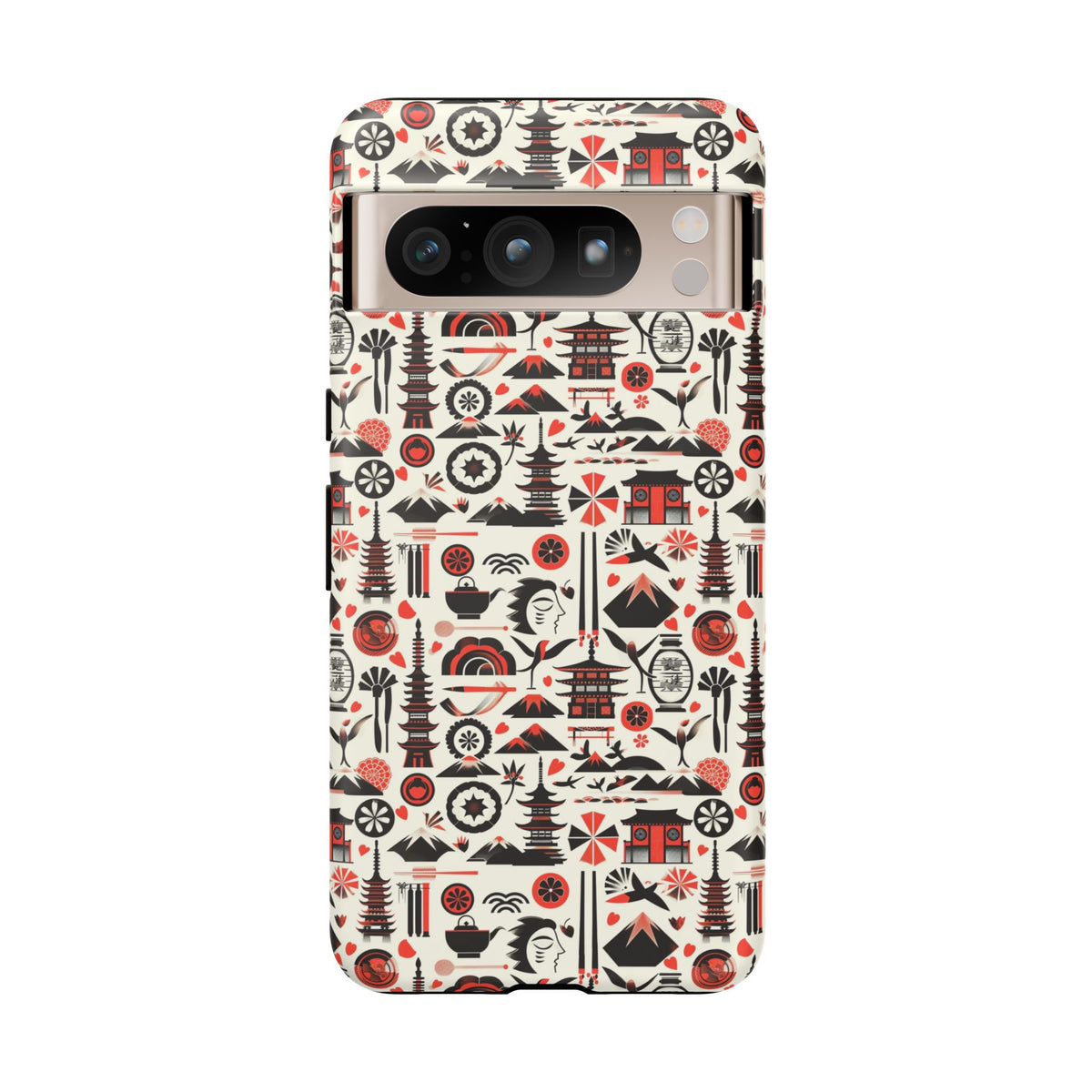 Japanese Pattern Phone Case – Elegant & Timeless Design for Your Phone 006