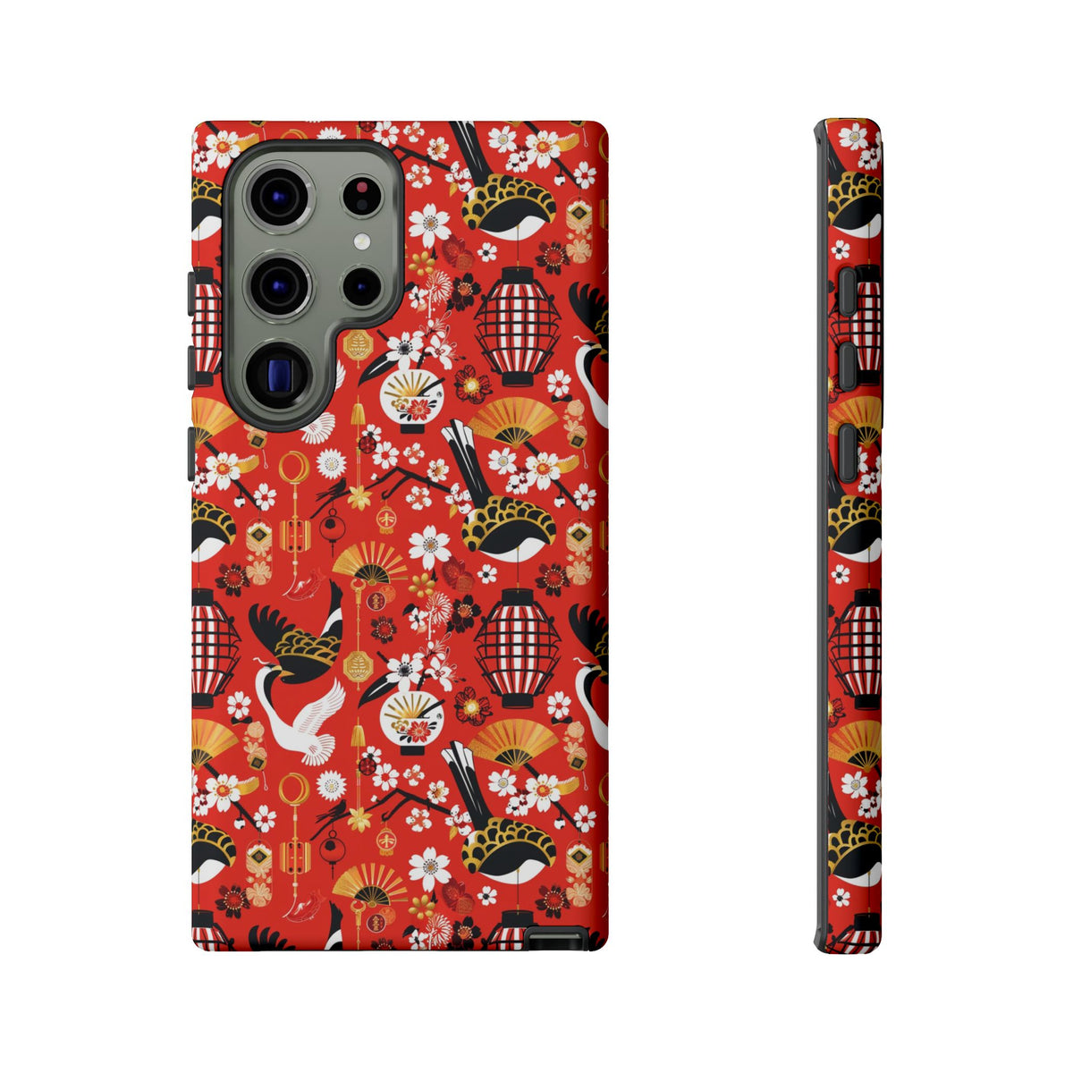 Japanese Pattern Phone Case – Elegant & Timeless Design for Your Phone 056