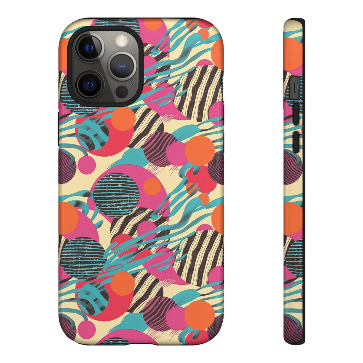 Retro 80s Seamless Phone Case – Vintage Style Meets Modern Protection 167