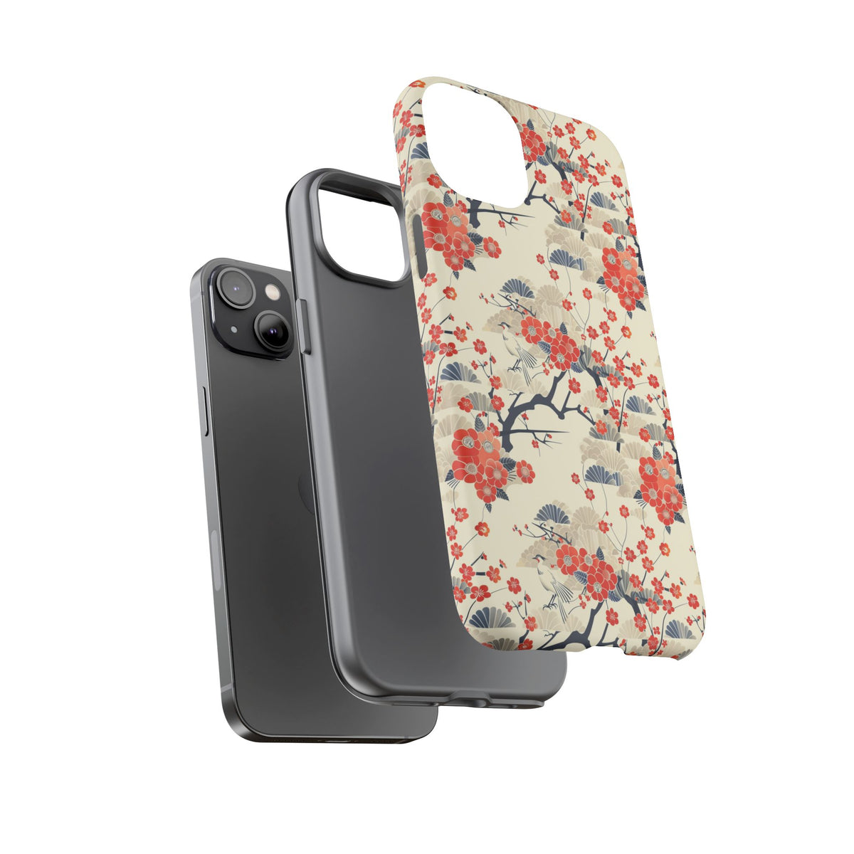 Japanese Pattern Phone Case – Elegant & Timeless Design for Your Phone 031