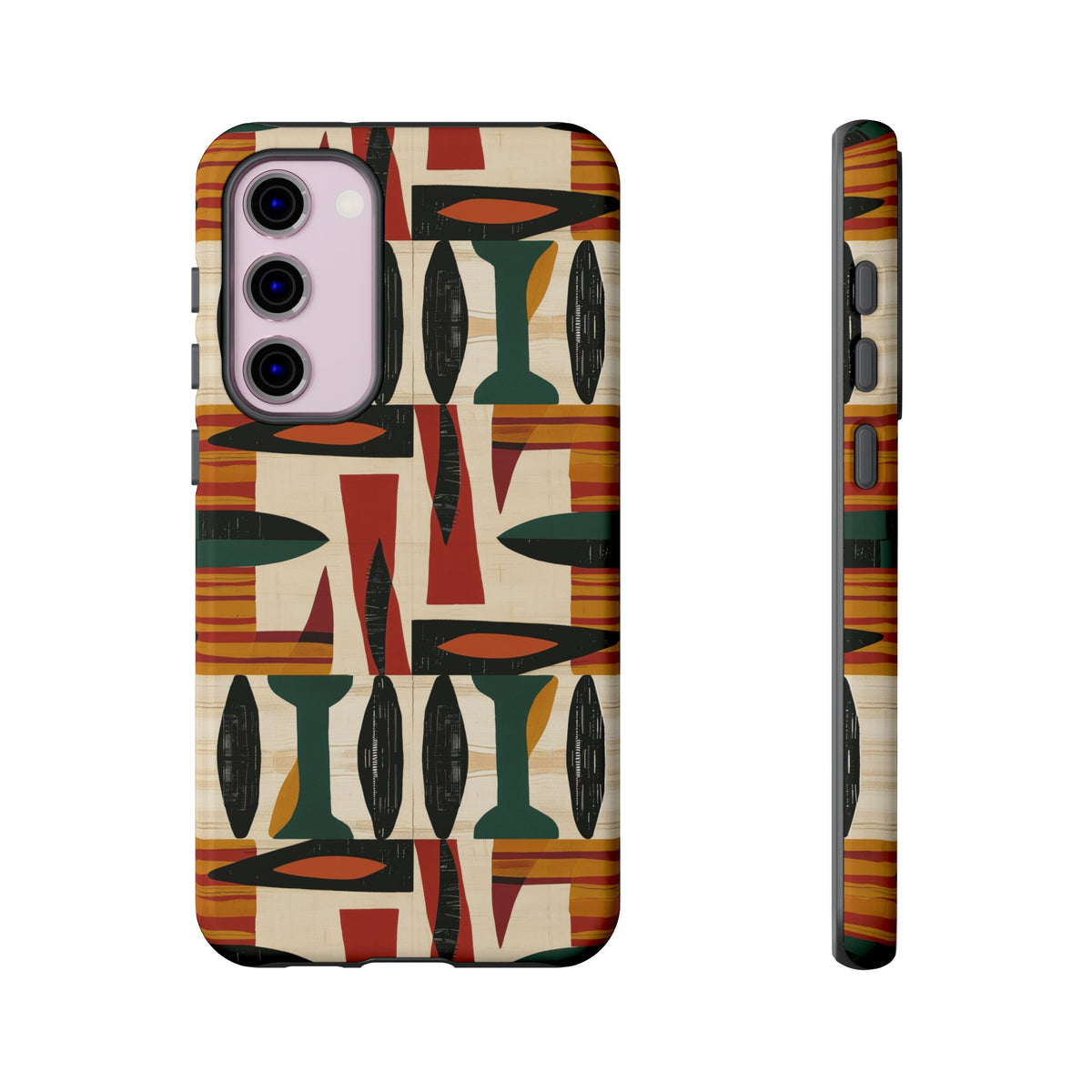 Stylish African Pattern Phone Case – Unique and Vibrant Protection 196