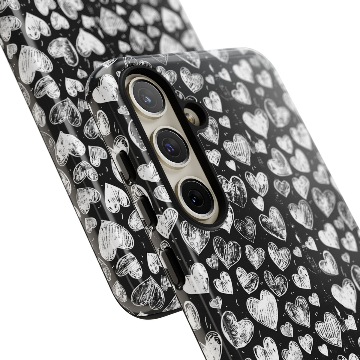 Heart Pattern Phone Case – Stylish & Loving Design for Your Device 815