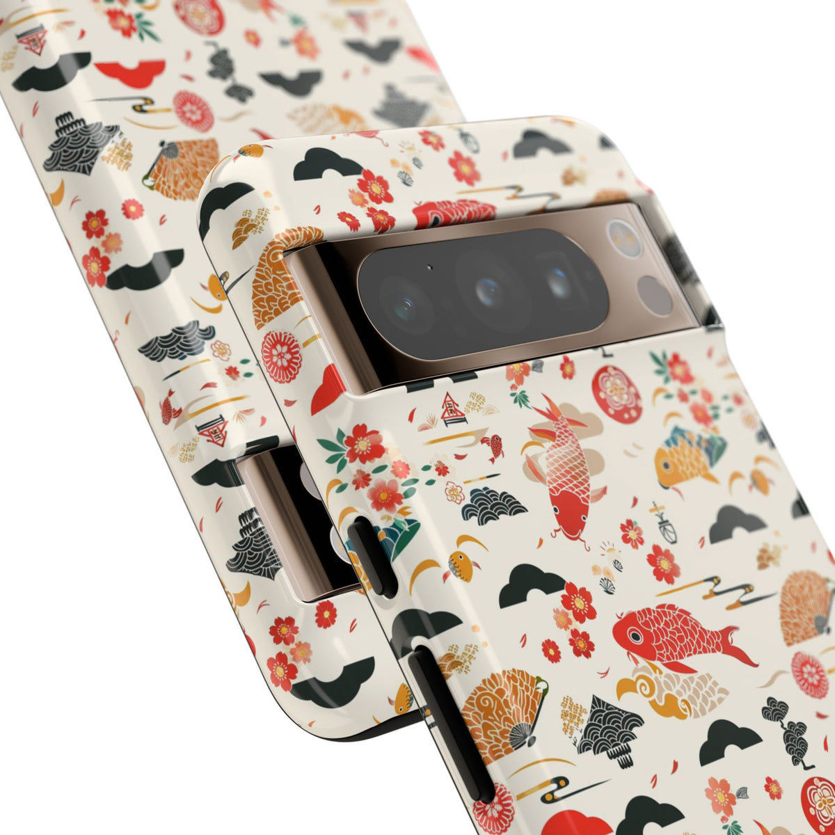 Japanese Pattern Phone Case – Elegant & Timeless Design for Your Phone 154