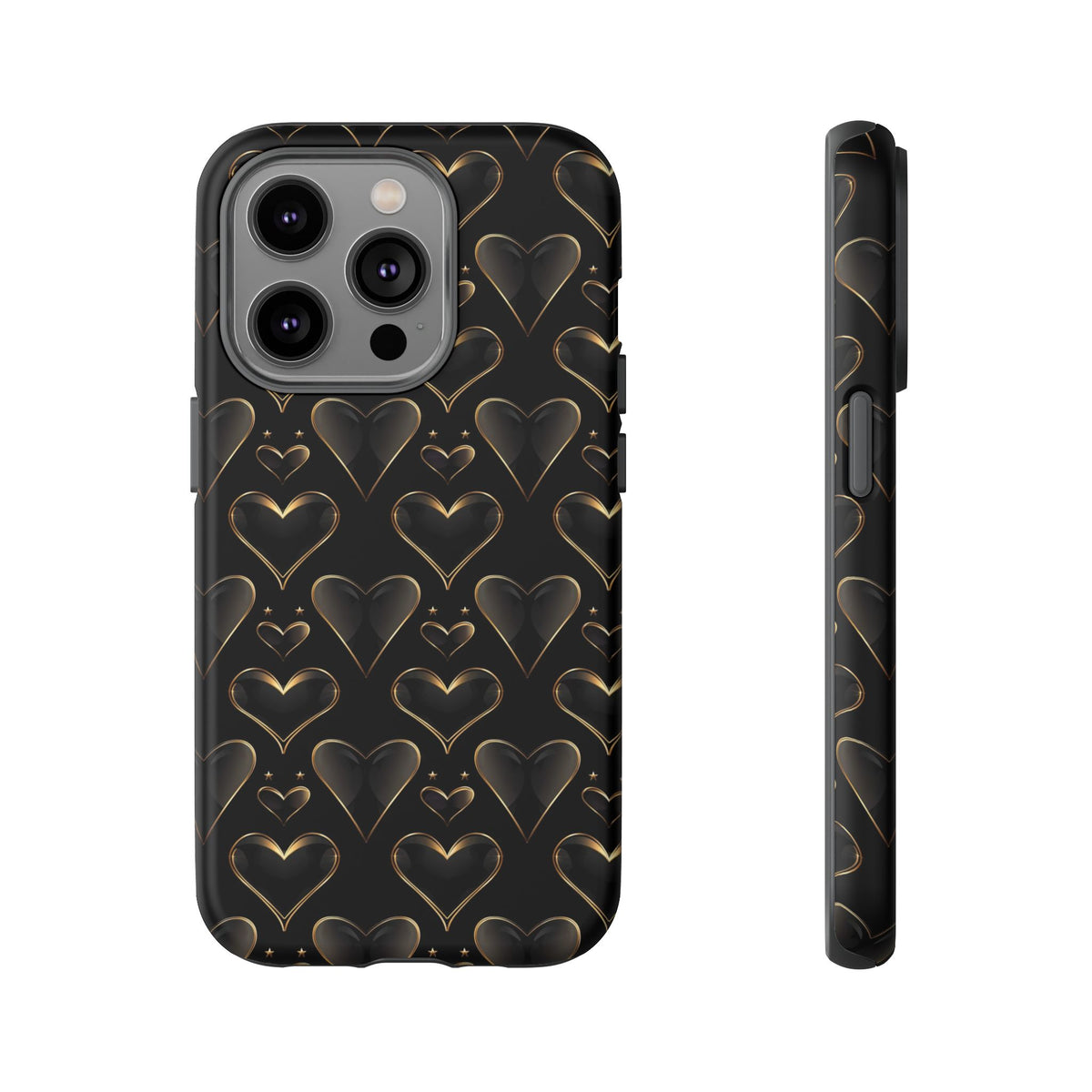 Heart Pattern Phone Case – Stylish & Loving Design for Your Device 362