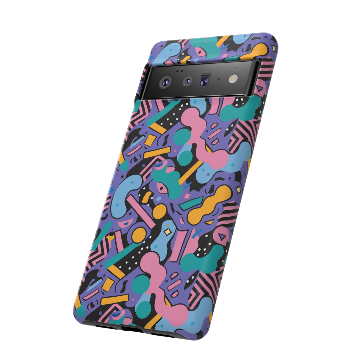 90s Themed Seamless Pattern Phone Case – Embrace Retro Style and Protection 234