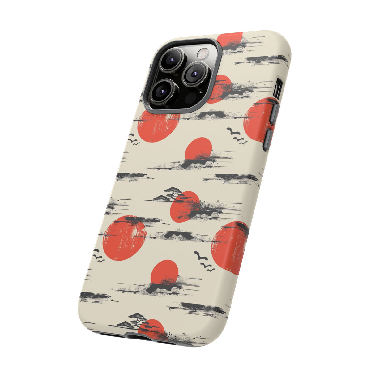 Japanese Pattern Phone Case – Elegant & Timeless Design for Your Phone 077