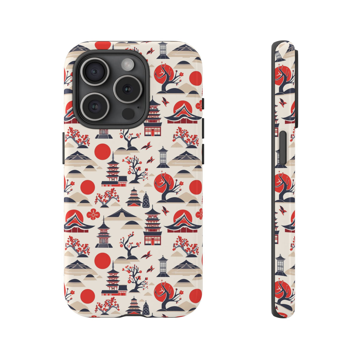 Japanese Pattern Phone Case – Elegant & Timeless Design for Your Phone 013