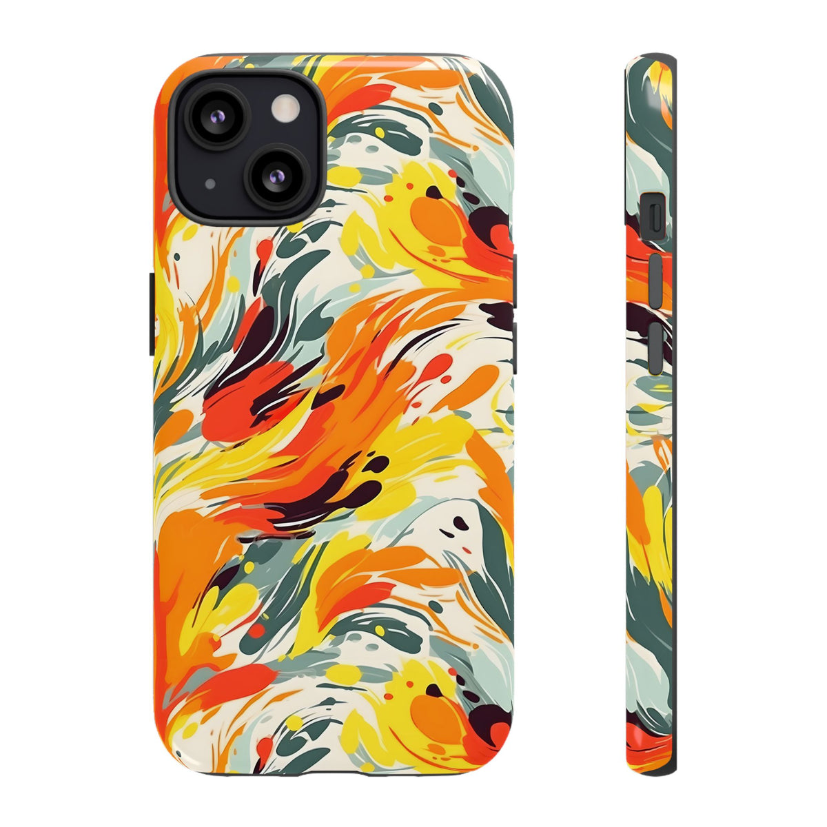 Abstract Painting Design Phone Case – Modern Art-Inspired Phone Cover 5