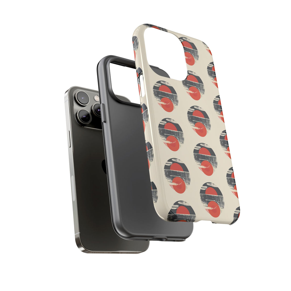 Japanese Pattern Phone Case – Elegant & Timeless Design for Your Phone 098