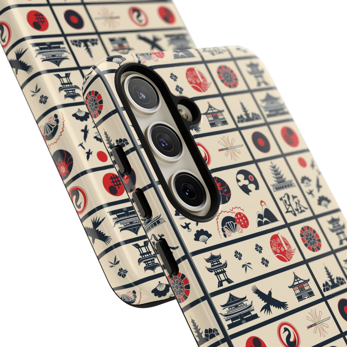 Japanese Pattern Phone Case – Elegant & Timeless Design for Your Phone 099