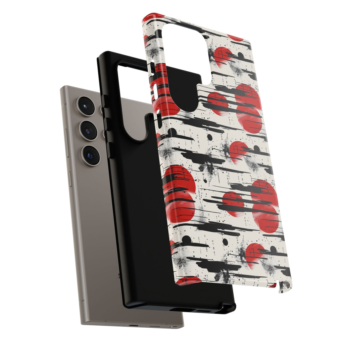 Japanese Pattern Phone Case – Elegant & Timeless Design for Your Phone 053