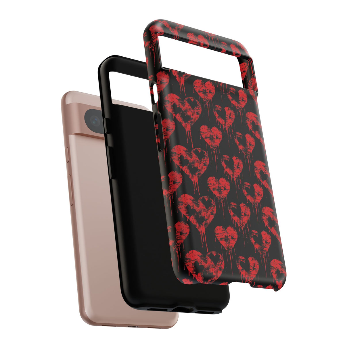 Heart Pattern Phone Case – Stylish & Loving Design for Your Device 367