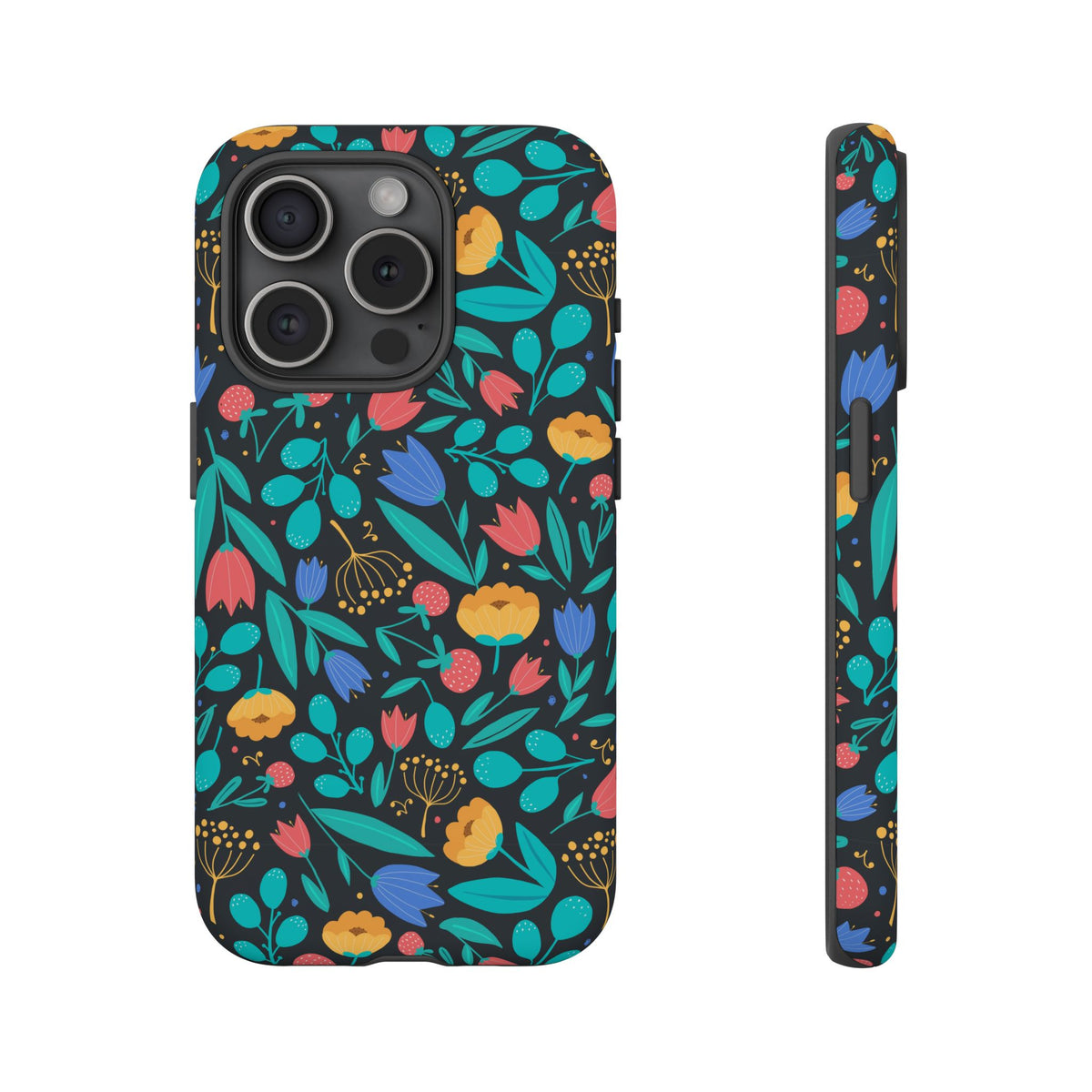 Colorful Little Flower Design Phone Case – Bright and Cheerful Floral Phone Cover