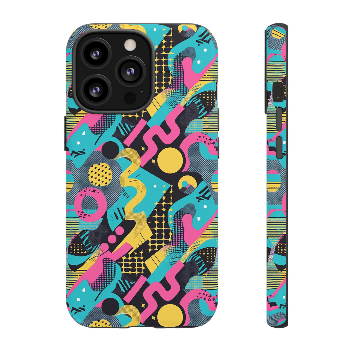 Retro 80s Seamless Phone Case – Vintage Style Meets Modern Protection 138