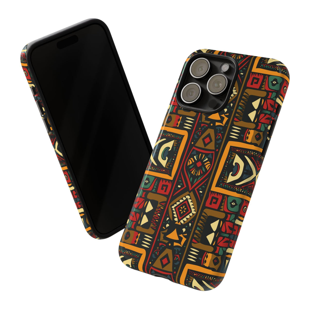 Stylish African Pattern Phone Case – Unique and Vibrant Protection 164