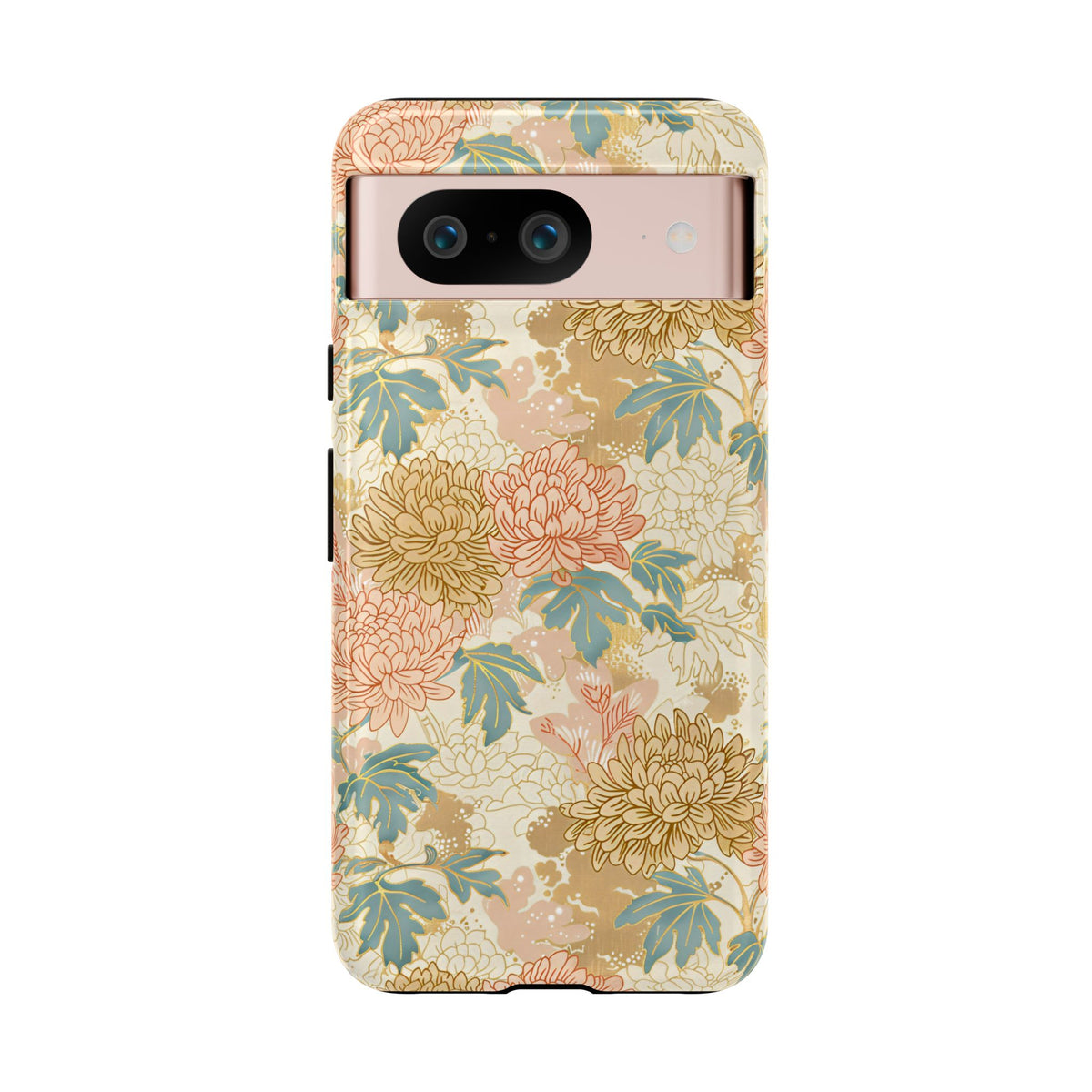 Japanese Blossom Asian Floral Design Phone Case – Elegant Floral Phone Cover