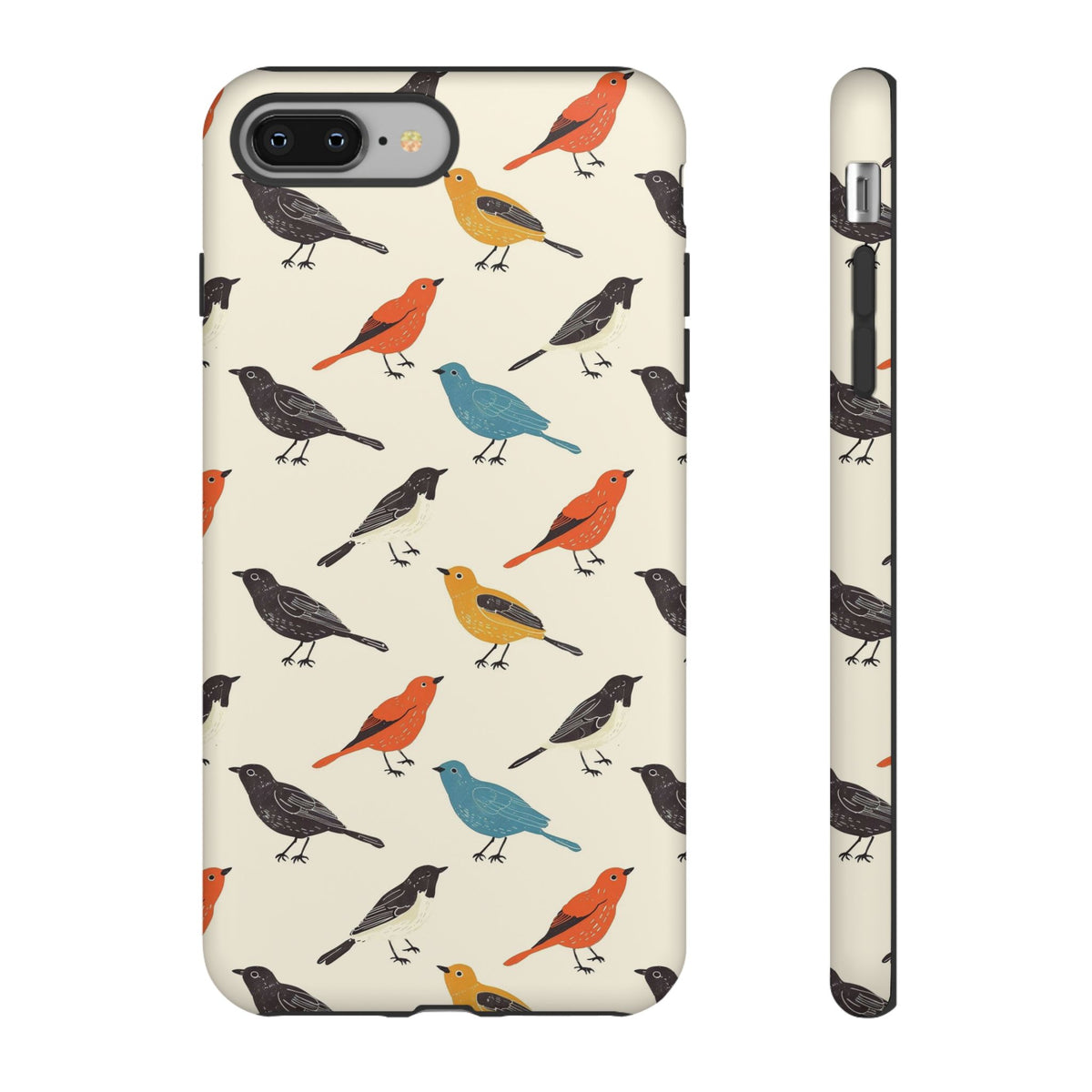 Birds Seamless Pattern Phone Case – Elegant and Timeless Avian Design 5