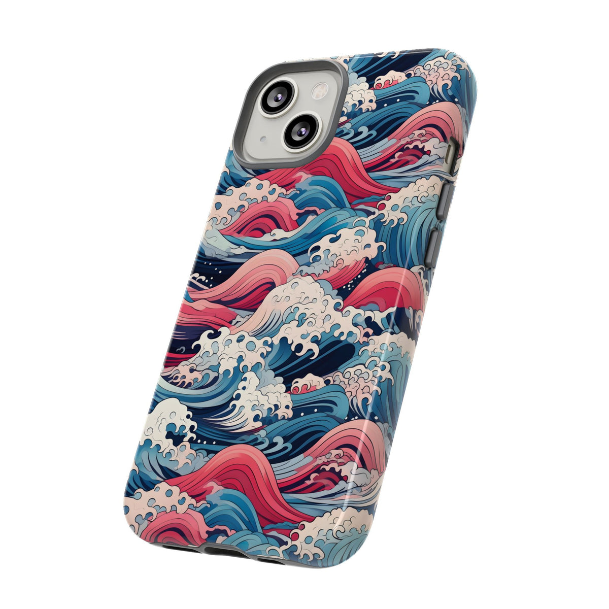 Japanese Waves Phone Case – Embrace Timeless Elegance with Classic Design 3