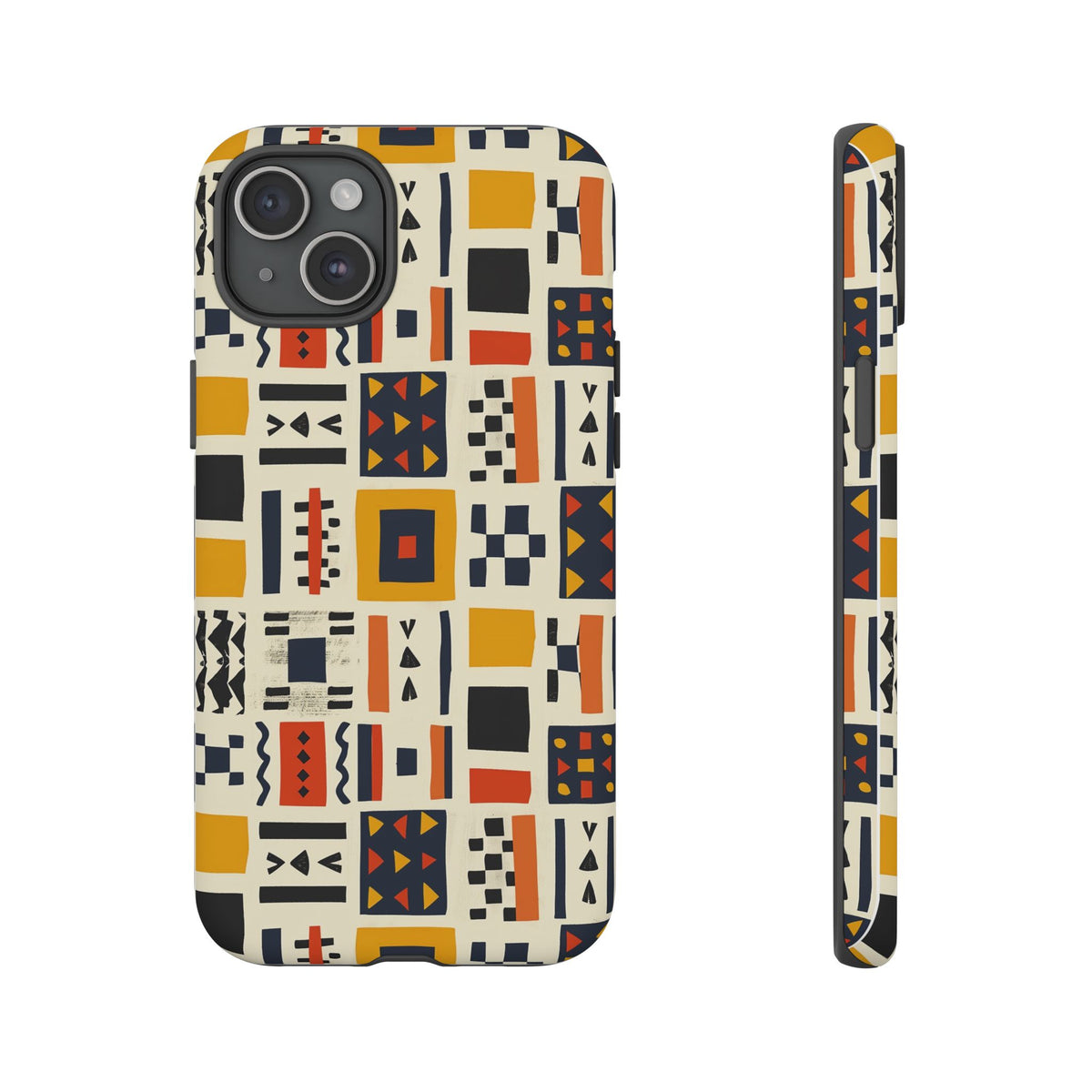 Stylish African Pattern Phone Case – Unique and Vibrant Protection 104