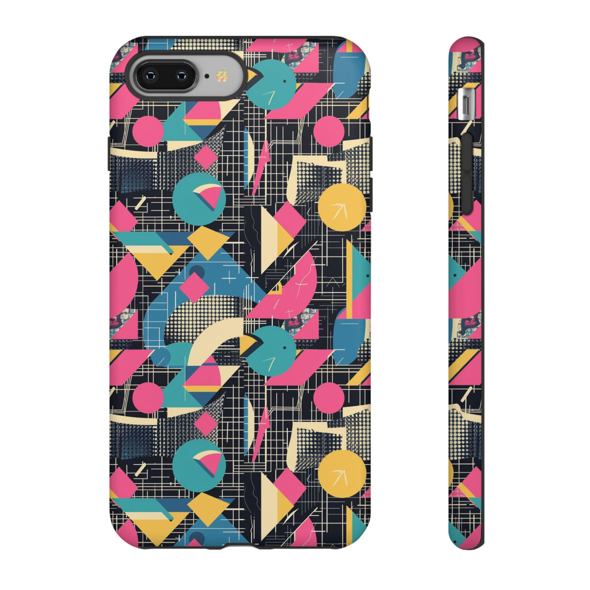 Retro 80s Seamless Phone Case – Vintage Style Meets Modern Protection 266