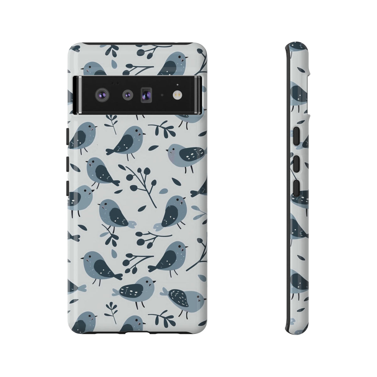 Birds Seamless Pattern Phone Case – Elegant and Timeless Avian Design 10