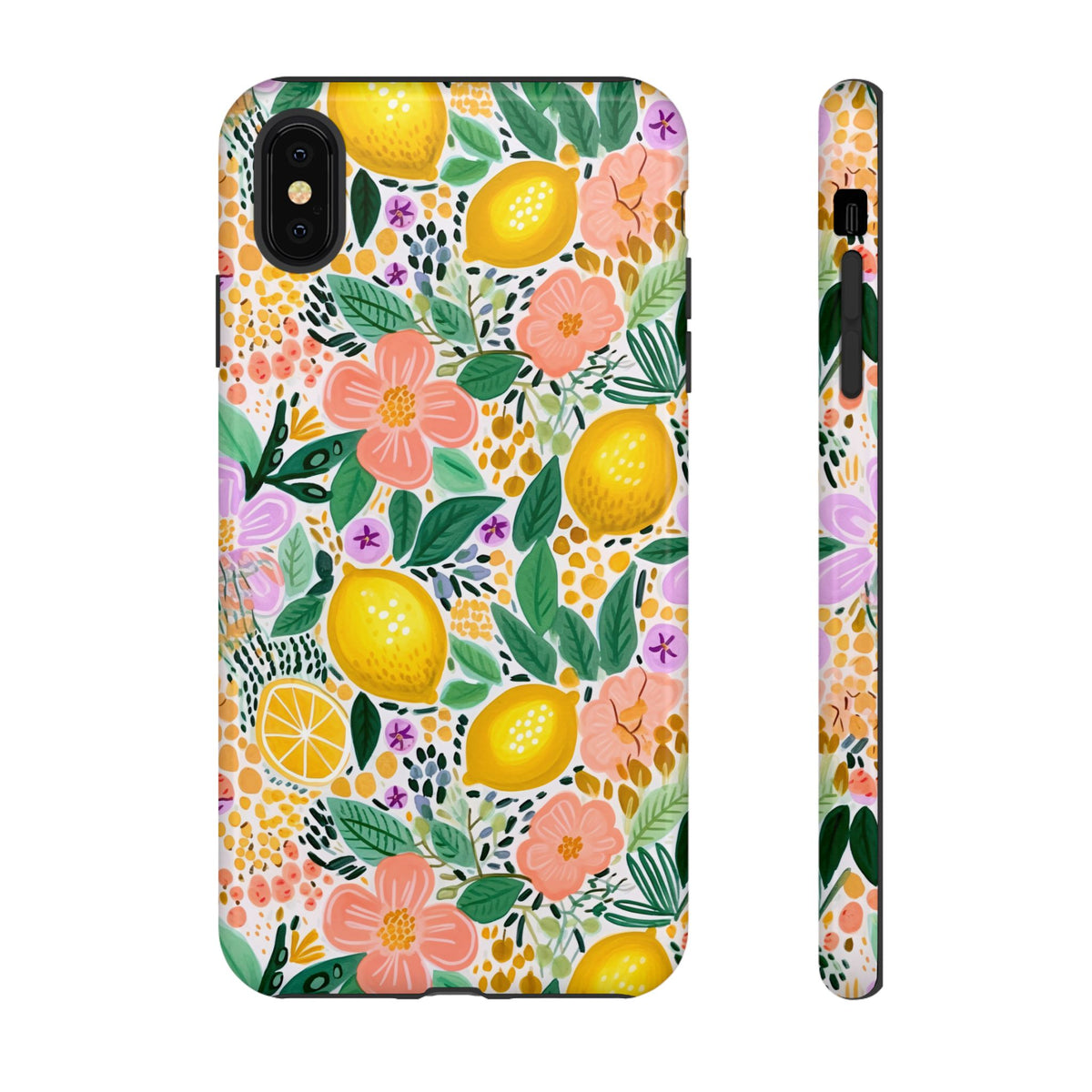 Cute Summer Lemons Phone Case – Refreshing Citrus Design for Your Phone