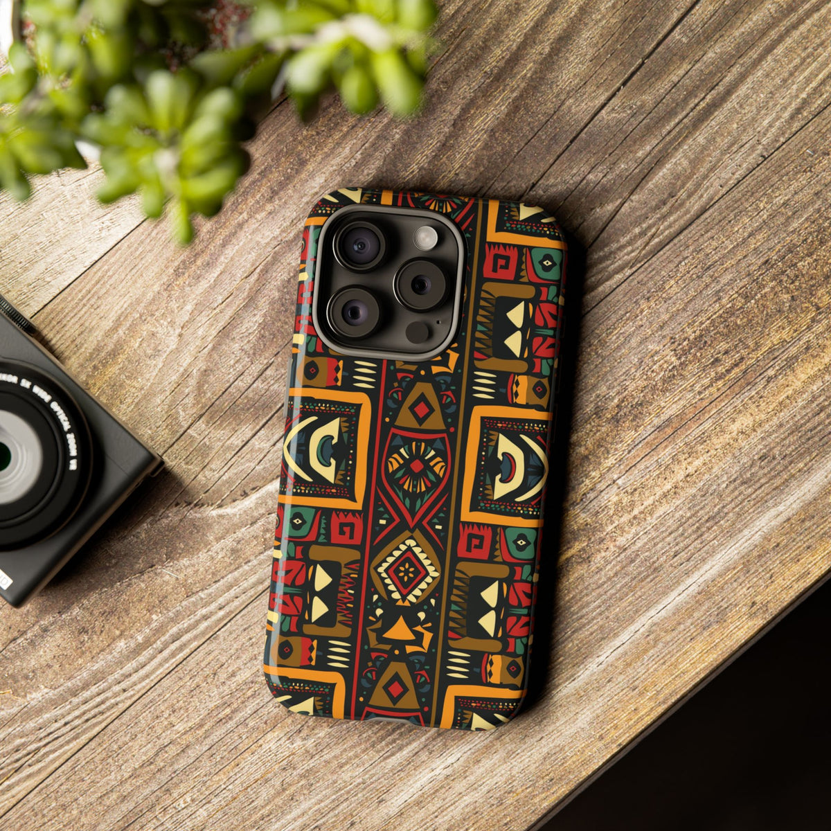 Stylish African Pattern Phone Case – Unique and Vibrant Protection 164