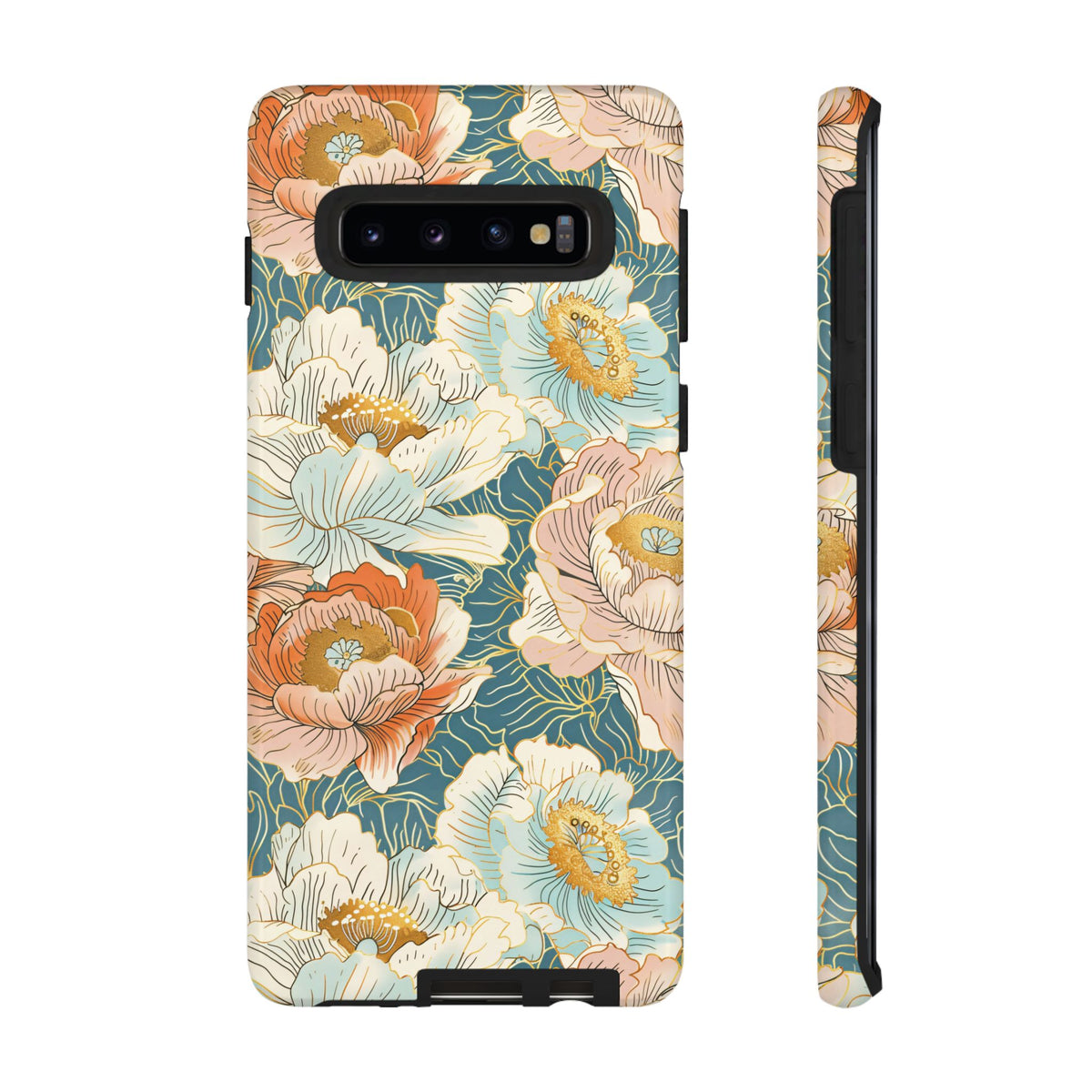 Japanese Blossom Asian Floral Design Phone Case – Elegant Floral Phone Cover 3