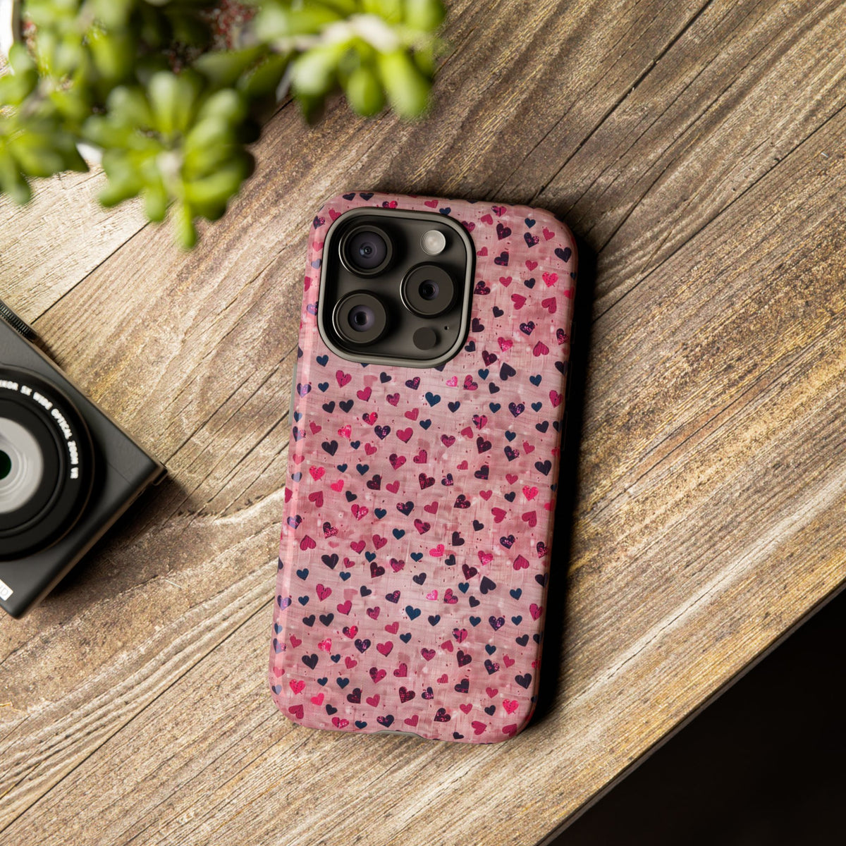 Heart Pattern Phone Case – Stylish & Loving Design for Your Device 229