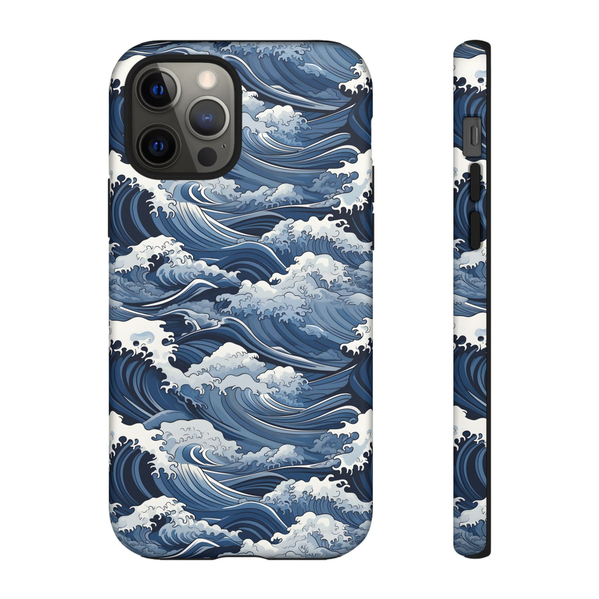 Japanese Waves Phone Case – Embrace Timeless Elegance with Classic Design